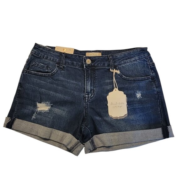 Altar'd State Pants - Altar’d State Denim Shorts Sz 27 Indigo Shatter NWT